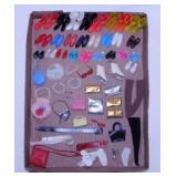 Barbie doll accessories: 1960's cat-eye glasses -