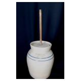 Casey Pottery Marshall Texas 1 gallon crock butter