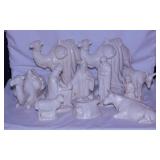 1959 Holland Mold 11 pc. Christmas Nativity with