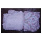 Two quilted comforters