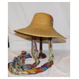 4 ladies straw hats