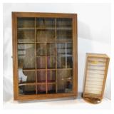Vintage wooden rotating jewelry box - SMC wooden