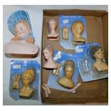 Craft doll head sets