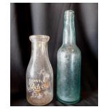 Danville Illinois Producers Dairy glass - Fecker