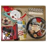 Sewing supplies: Thread, ribbon, braids & more