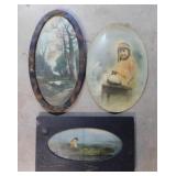 Victorian portrait print of small girl -
