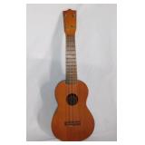 Vintage handcrafted 4 string ukulele, 21" long