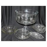 Glassware: trifle bowl, 12" tall - candy & relish