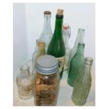 Ball Mason jar w/ wine corks - Bottles: Cherocola