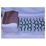 4 boxes of glass Christmas tree ornaments