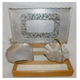Vintage Farber & Shlevin hand wrought aluminum