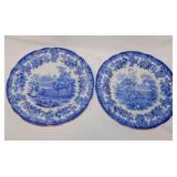Spode Blue Room Zoological Camel & Kangaroo
