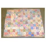 2 small hand stitched quilts