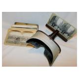 Antique Keystone View stereoscope viewer,