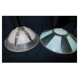 Art Deco pink hobnail glass ceiling light fixture