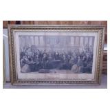 1866 Authors Of The United States print by Thomas