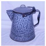 Vintage graniteware: Campfire coffee pot -