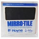 2 Hoyne mirror tiles, 12" x 12"
