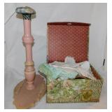 Handmade wooden hat stand - Various fabrics