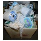 Box of assorted lace