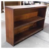 Short wood bookcase display unit, 36" x 8" x 24" -