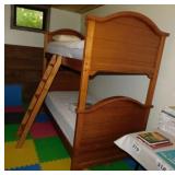 Nice bunk beds w/ mattresses & ladder,