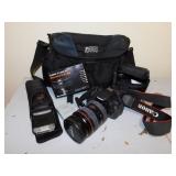 Canon EOS Rebel w/ Canon EF24-70mm zoom lens,