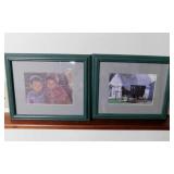 Amish photo & Amish print, matted & framed,