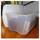 Sterilite 106 qt. storage tote w/ lid - World