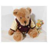 2 stuffed bears: Ty Beanie Baby - Varsity Jacket