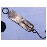 John Chatillon & Sons brass 25 lb. weight scale -