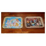 1985 Care Bears metal folding lap tray -