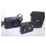 2 cameras: Lumix Panasonic Leica digital camera