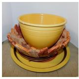 Fiesta mixing bowl - Leaf bowl - Platters