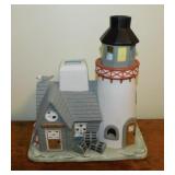 Partylite Stoney Harbor lighthouse candle holder,