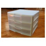 Sterilite 3 drawer storage unit