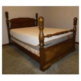 Full size Tempur-Pedic mattress & foundation bed