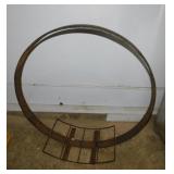 Cast iron firewood holder ring