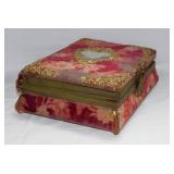 Antique musical photo album music box, plays