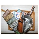 Wooden spice wall art - Refrigerator magnets -
