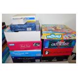 Board games: Trivial Pursuit - Trouble - Outburst