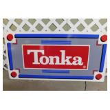Vintage Tonka Toy Store foam board sign, 48" x 24