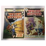 6 Weird Mystery Tales DC comic books