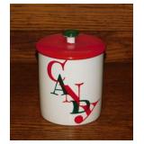 Rare 1961 Holt Howard pop-up candy canister jar,