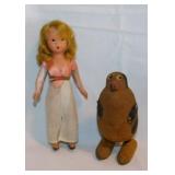 Vintage Nancy Ann Storybook doll, 6" tall -