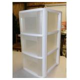 Sterilite 3 drawer storage unit