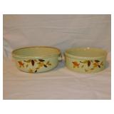Rare Hall Jewel Tea Autumn Leaf casserole w/
