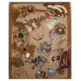 Vintage costume jewelry necklaces
