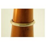 14K white gold Art Carved wedding band ring,