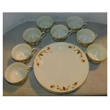 Hall Jewel Tea Autumn Leaf dinnerware